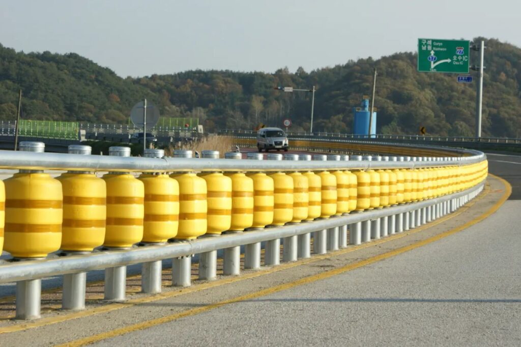 Roller Barriers Guard Rail System